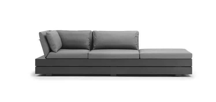 Gartenbank SOLPURI �BOXX� Arrangement anthrazit inkl. Kissen